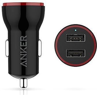 Anker Φορτιστής Αυτοκινήτου 24W 2.4A Γρήγορης Φόρτισης με Θύρες: 2xUSB