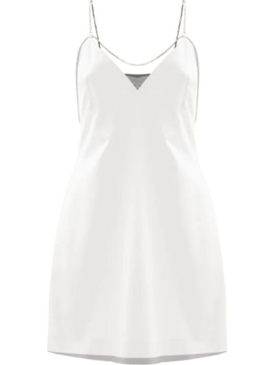 Summer Mini Evening Ecru Dress