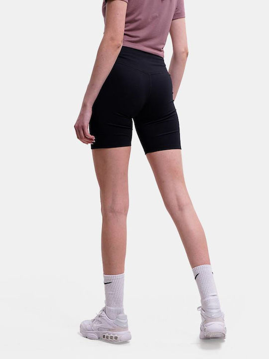 Nike Dri-Fit Colanti de femei de ciclism Colanti Talie inalta Negru