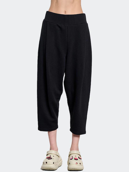 BodyTalk Damen-Sweatpants Breit ΜΑΥΡΟ