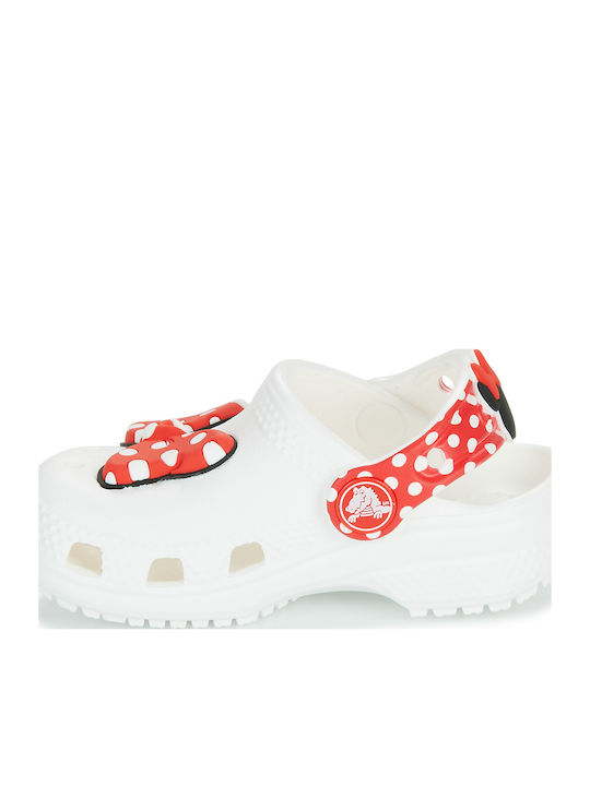 Classic Disney Minnie Mouse Children's Anatomical Beach Shoes White