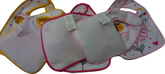Ellepi Bib Fabric with Hoop & Loop Fastener 6pcs