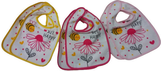 Ellepi Bib Fabric with Hoop & Loop Fastener 6pcs