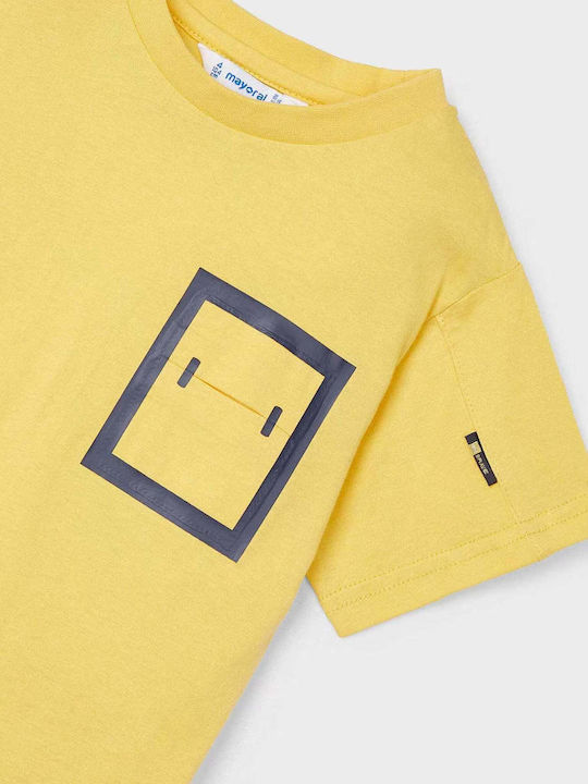 Kids' Set with Shorts Summer 2pcs Yellow Be Brave