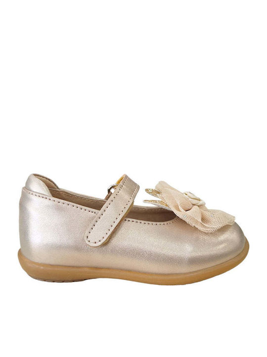 Kids Ballerinas with Hoop & Loop Closure Pink