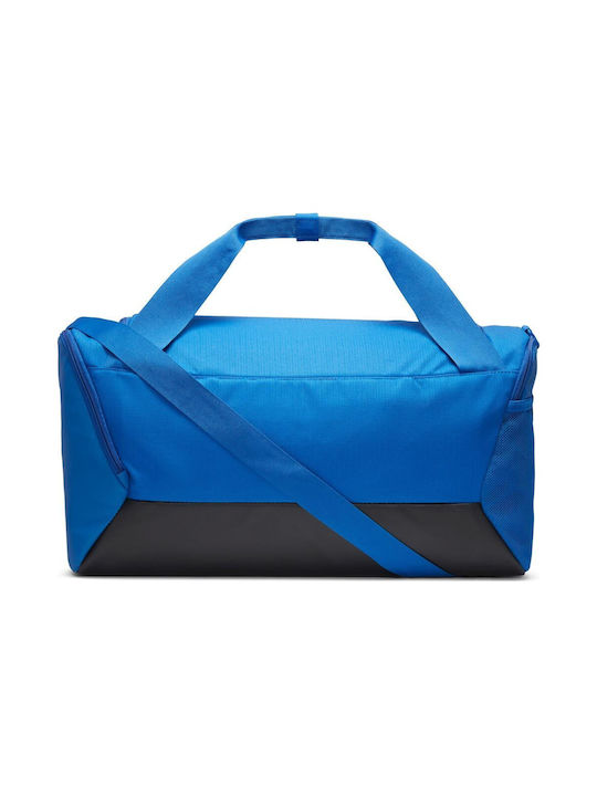 Nike Brasilia Ανδρική Τσάντα Ώμου για Γυμναστήριο Μπλε