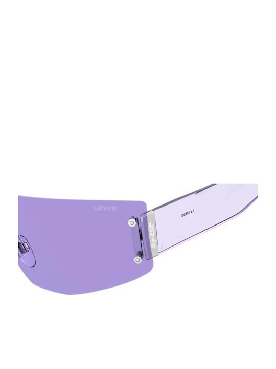 Levi's Unisex Sunglasses with Purple Metal Frame and Purple Lens LV1065/S B3V/UR/S