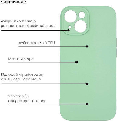 Sonique Coperta din spate Silicon Turcoaz (Galaxy A15)