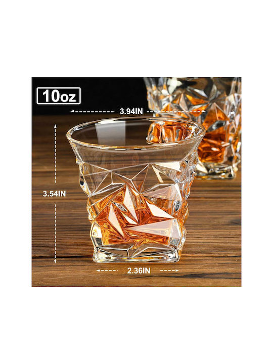 Paracity Glas Whiskey / Cocktail/Trinken / Wasser aus Glas 300ml