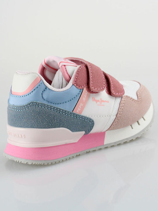 London Kids Sneakers with Scratch Multicolour