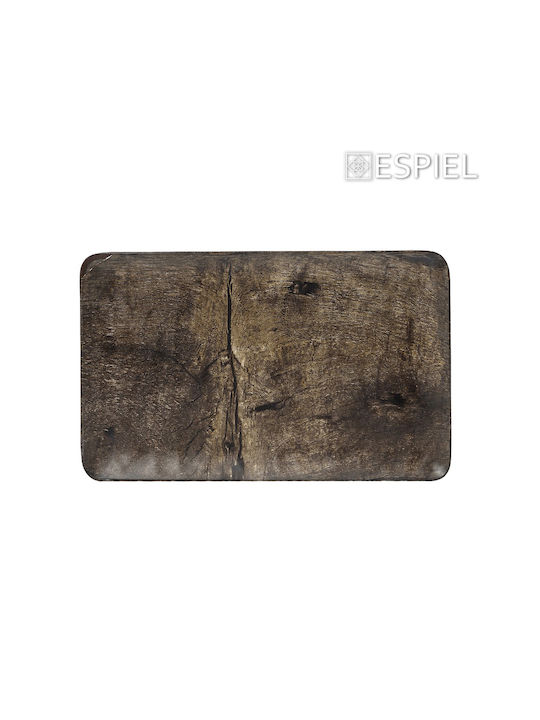 Espiel Pine Platou de Servire Dreptunghiular Lemn Verde 17.6x32.5buc 6buc