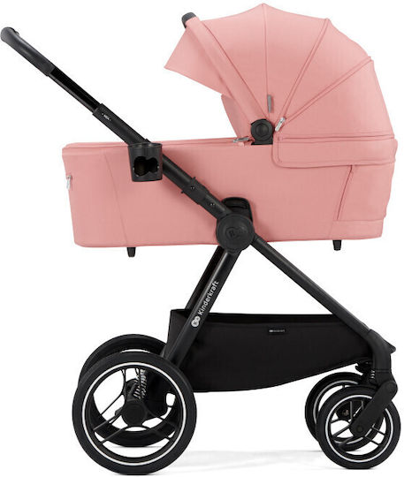 Kinderkraft Nea Reglabil 2 în 1 Cărucior pentru copii Potrivit pentru Nou-născut Ash Pink