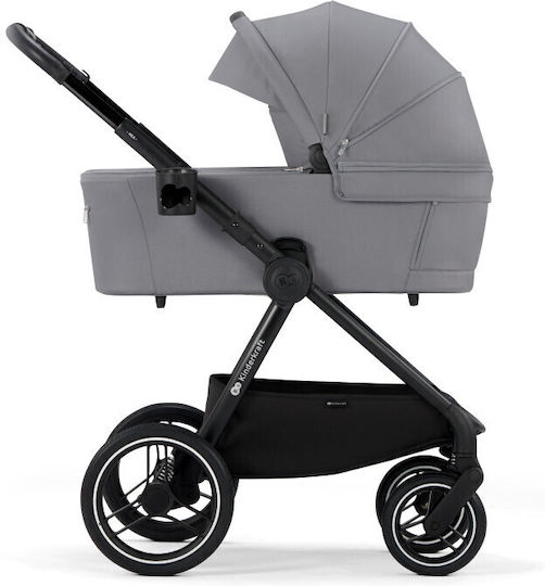 Kinderkraft Nea Reglabil 2 în 1 Cărucior pentru copii Potrivit pentru Nou-născut Platinium Grey