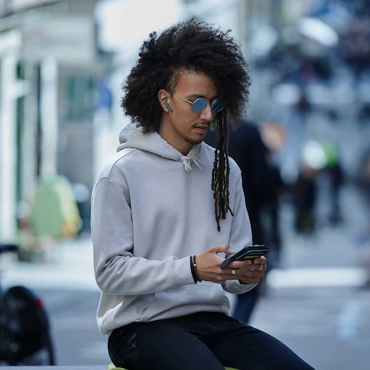 Defunc True Lite Earbud Bluetooth Handsfree Ακουστικά με Αντοχή στον Ιδρώτα και Θήκη Φόρτισης Μαύρα