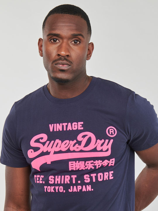 Neon Vl T-shirt Navy Blue