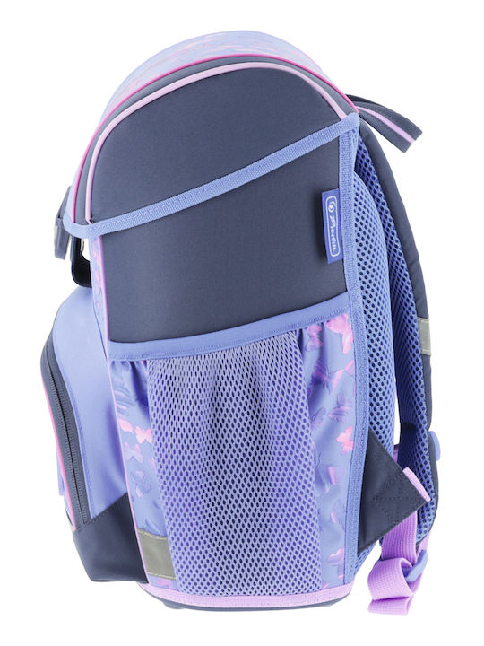 Herlitz Loop Plus School Bag Backpack Elementary, Elementary in Lilac color 16Liters