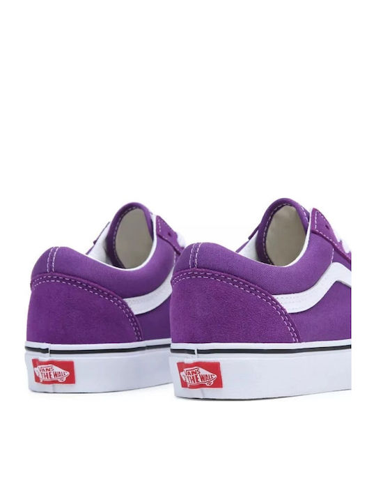 Old Skool Color Theory Damen Sneakers Lila