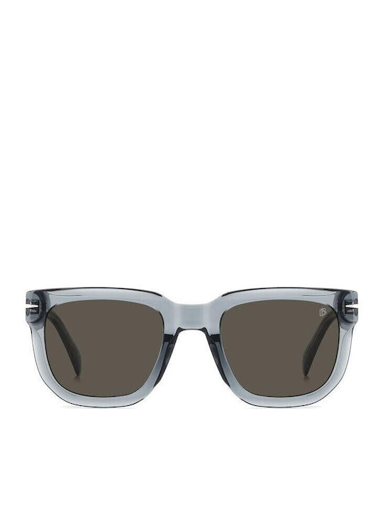 David Beckham Herren Sonnenbrille mit Gray Kunststoff Gestell und Gray Linse