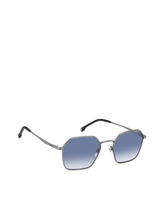 Carrera Sonnenbrillen mit Silber Rahmen und Blau Verlaufsfarbe Linse 334/S R81/08