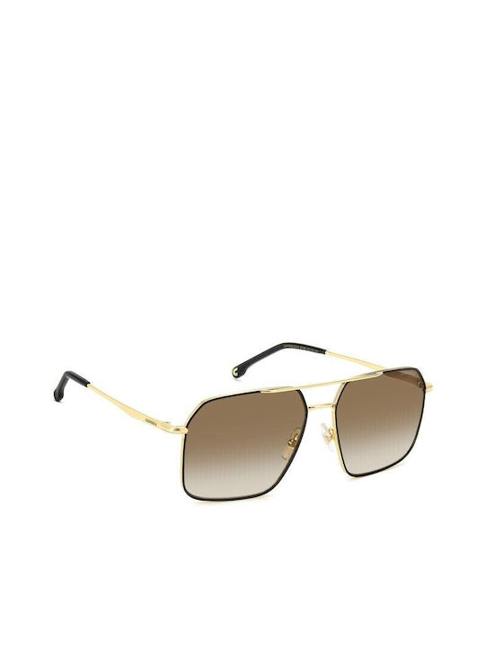 Carrera Men's Sunglasses with Gold Metal Frame and Brown Gradient Lens 333/S 2M2/86