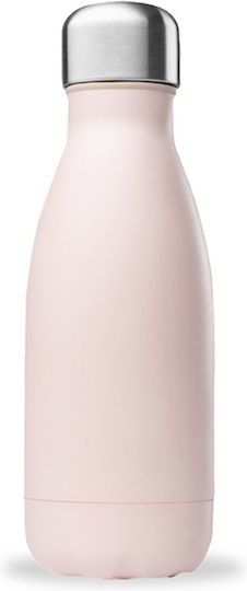 Qwetch Ποτήρι Θερμός Ανοξείδωτο 260ml Ροζ
