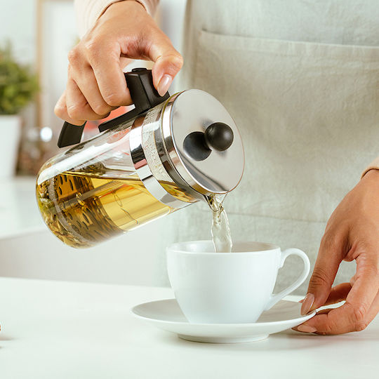 Nava Acer Manual Filter Coffee Maker Stainless Steel Silver Capacity 600ml