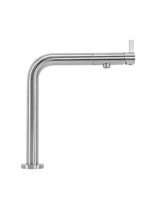 Rea Kitchen Faucet Counter Silver