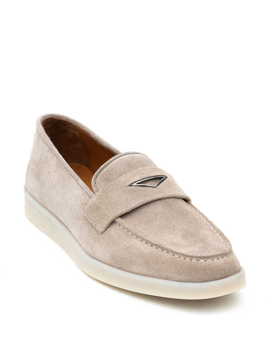 Philippe Lang Women's Moccasins in Beige Color