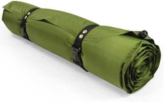 Origin Outdoors Auto-umflare Single Substrat Camping 196x63cm Grosime 2.5cm în culoarea Verde