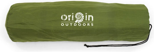 Origin Outdoors Самонадуване Единично Подложка за къмпинг 196x63см С дебелина 5см в Зелен цвят