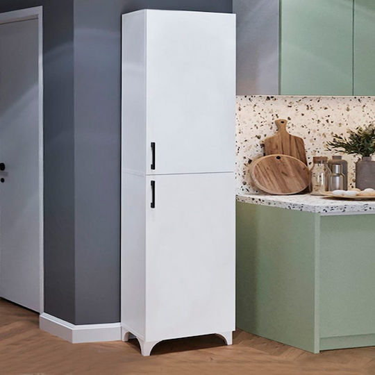Megapap CHARLIE Floor Bathroom Column Cabinet L49xD31.8xH173.9cm White