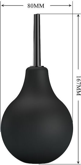 Mr. Play Πρωκτικό Ντους 224 ml Μαύρο 16.7cm