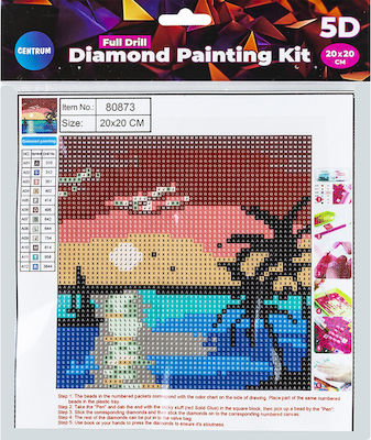 Centrum 20x20cm Pânză Diamond Painting Kit