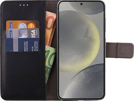 Volte-Tel Book Δερματίνης / Σιλικόνης Μαύρο (Samsung S24 5G S921)