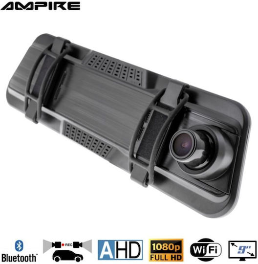 Ampire 1080P Mirror Car DVR, 9" Display