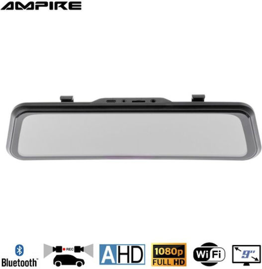 Ampire 1080P Mirror Car DVR, 9" Display