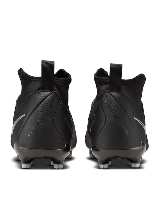 Phantom Luna 2 MG Ghete De Fotbal Pentru Copii Cu Crampoane Negre