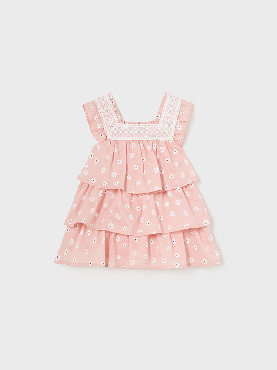 Mayoral Kids Dress Sleeveless Pink