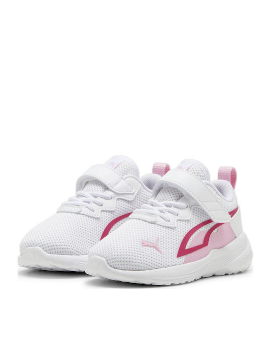 Jr Ps All-day Active Ac Παιδικά Sneakers με Σκρατς Λευκά 387387-18