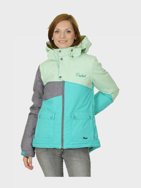 Protest 662932-357 Frauen Jacke aus für Ski & Snowboard Türkis