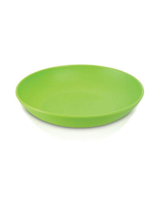 Viosarp Plate Desert Plastic Green with Diameter 18cm