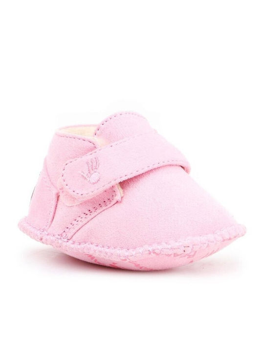 Bearpaw Baby Slippers Pink