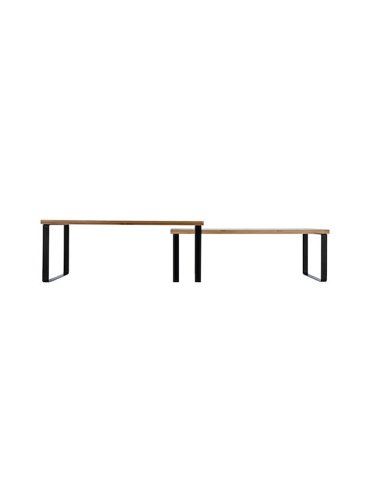Estia Bamboo Essentials Дървена База За Организация На Кухня В Кафяв Цвят 19.4x40x15.6cm 2 Броя