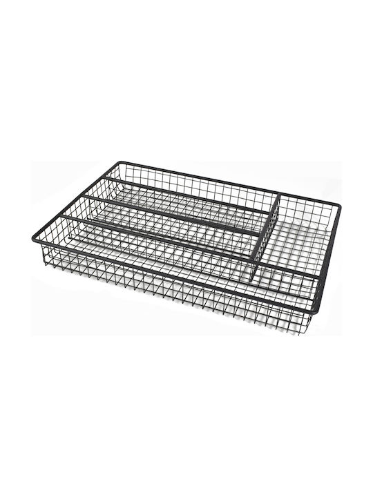 Suport Sertar Metalic Negru 36x26cm