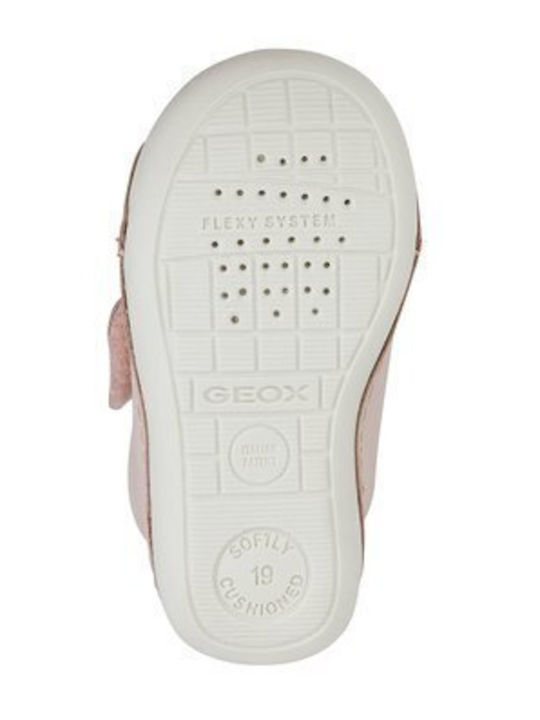 Geox Βρεφικά Sneakers Αγκαλιάς Ροζ Owl