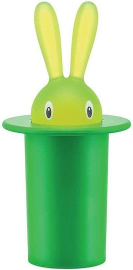 Alessi Θήκη για Οδοντογλυφίδες Magic Bunny Πλαστική 7x7x14εκ.