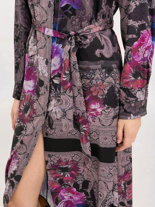 Maxi Σεμιζιέ Φόρεμα Floral