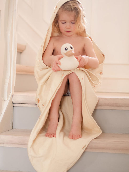 That's Mine Baby Hooded Towel Beige 90x90cm