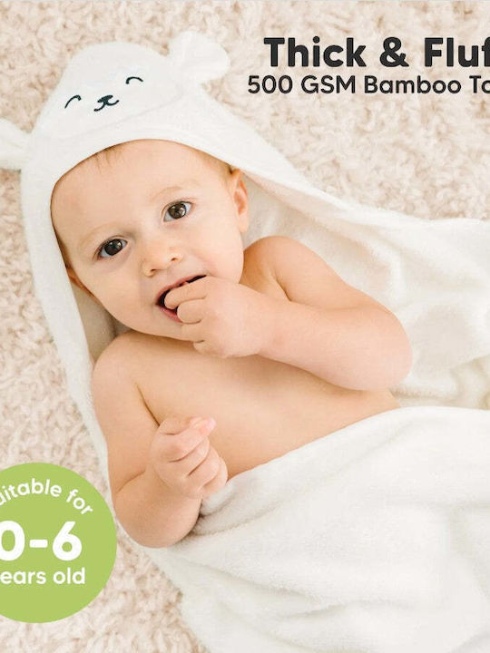 Kea Babies Baby-Badetuch mit Kapuzen 89x89cm Kea Babies Baby-Badetuch mit Kapuzen 89x89cm