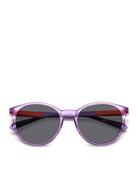 Polaroid Butterfly Kids Sunglasses with Polarized Lens Purple for 4-6 Years